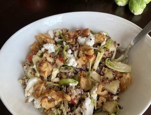 Shaved Brussels Sprout & Quinoa Salad